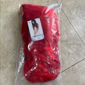 Vibrant Red Hair Wig